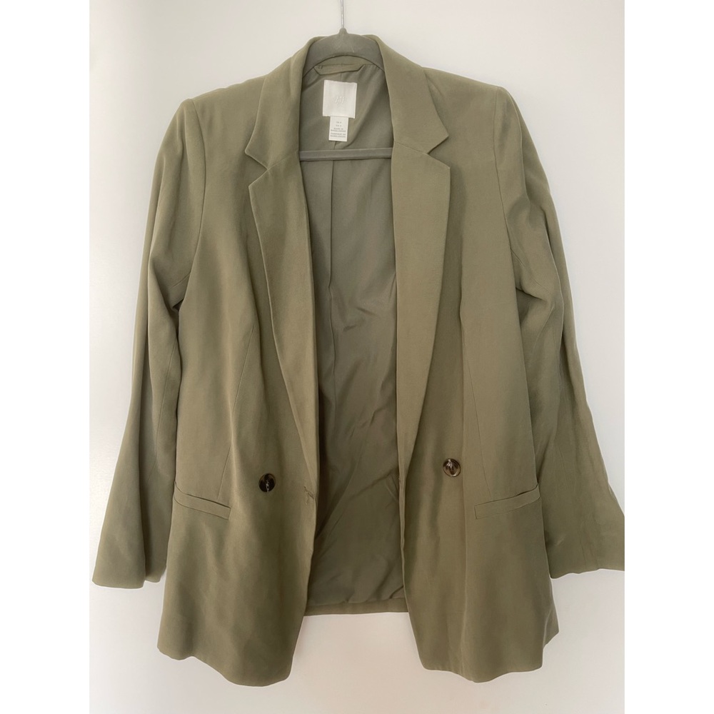H&M Khaki Green Blazer in SZ Us 4